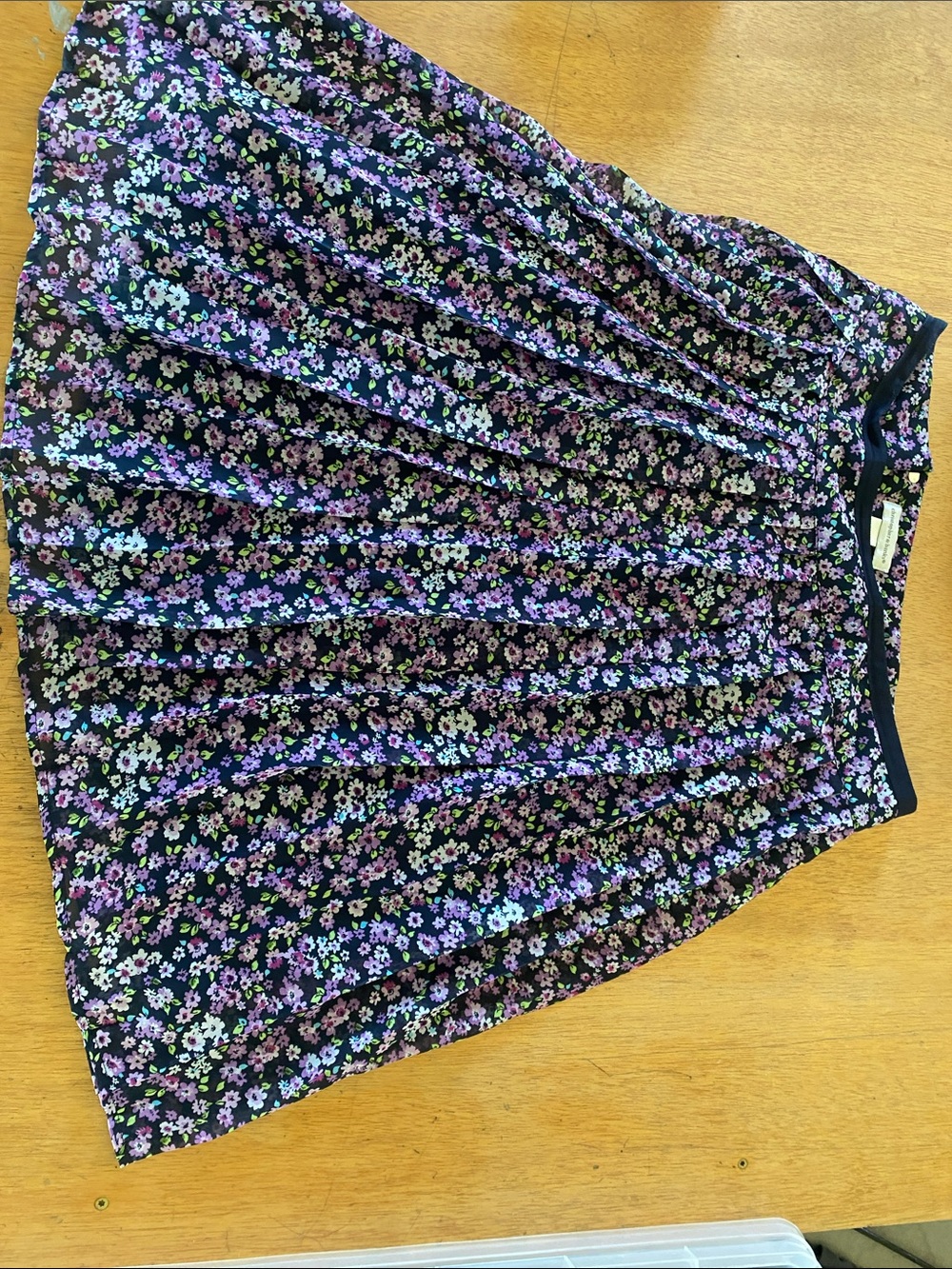 Christopher Banks Floral Pleated Women's Skirt
